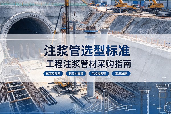 汉寿注浆管选型标准